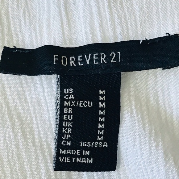 Sz M | Forever 21 | Batwing Sleeve Beach Cover Up Kimono Bathing suit Cover Up - Picture 5 of 8